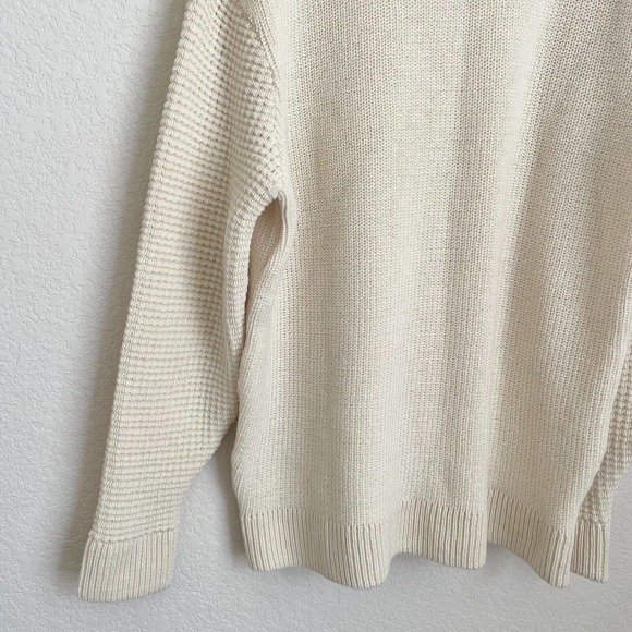 Ted Baker Mens Stitch Mix Crew Jumper Knitwear Sweater 100% Wool Size Large - Picture 3 of 11